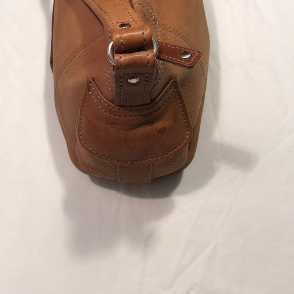 Fossil Satchel Leather Bag Brown/ Tan - Picture 4 of 8